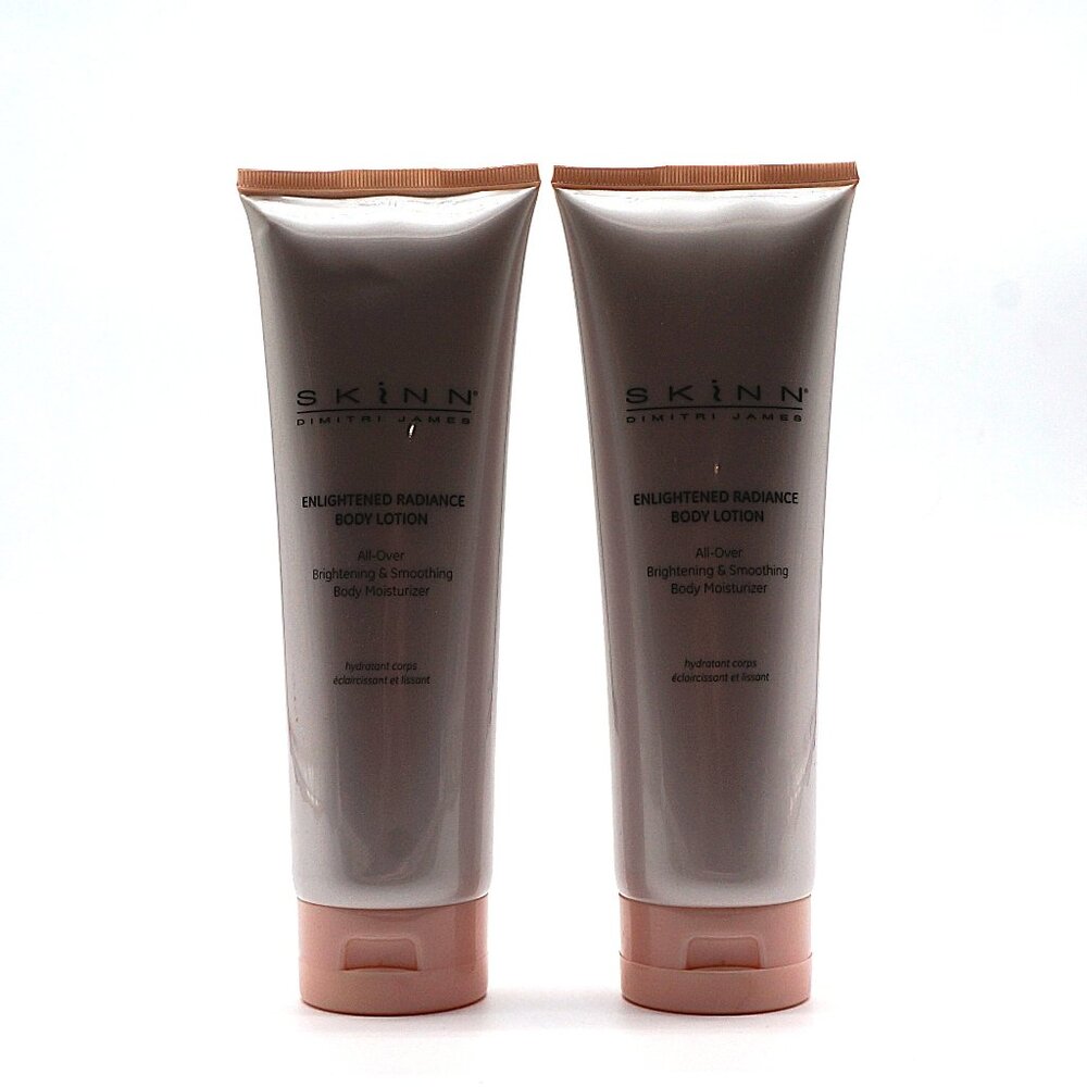 2x‎ Skinn Enlightened Radiance Body Lotion Dimitri James NEW Sealed
